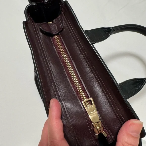 Coach Swagger 20 Exotic Colorblock Crossbody/Carryall Bag - Picture 9 of 16